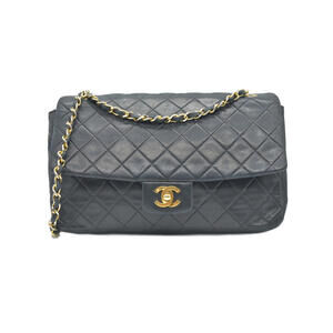 Chanel 1990-1991 Vintage Jumbo Single Flap Bag - 24K Gold